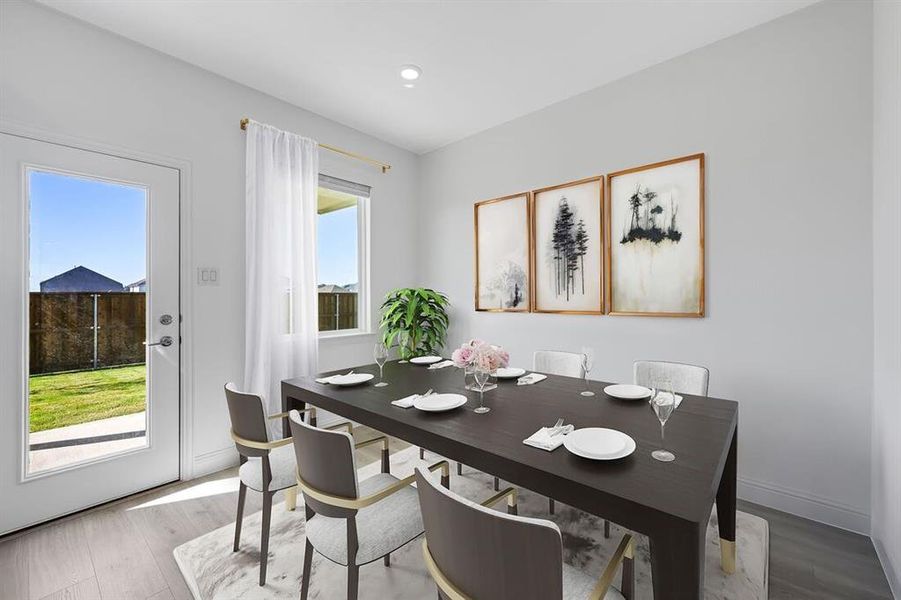 Furnished interior view inside a new home in Madero 50s, Haslet (Image 11). Furnished interior view inside a new home in Madero 50s, Haslet (Image 11).