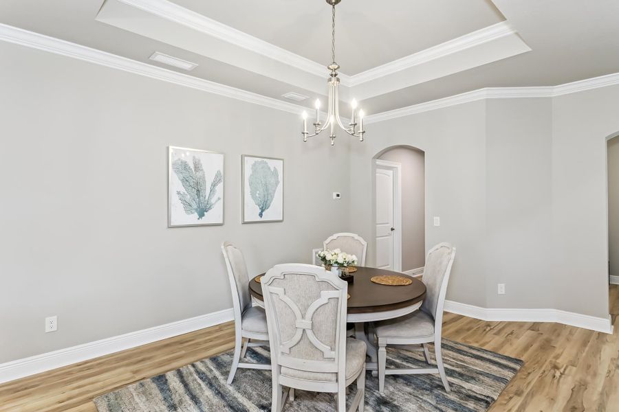 Furnished interior view inside a new home in Buckeyes Landing, Navarre (Image 8).