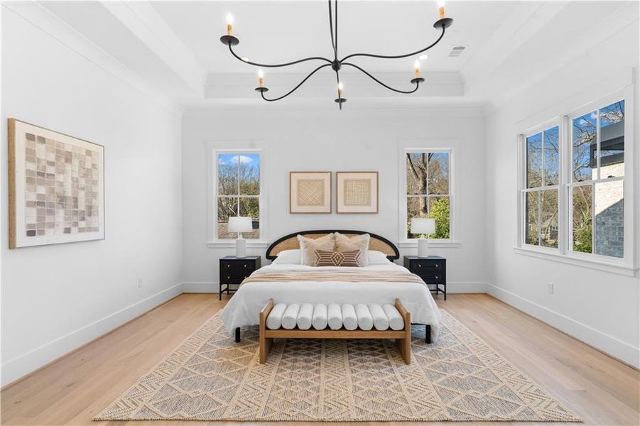 Furnished interior view inside a new home in , Atlanta (Image 44).