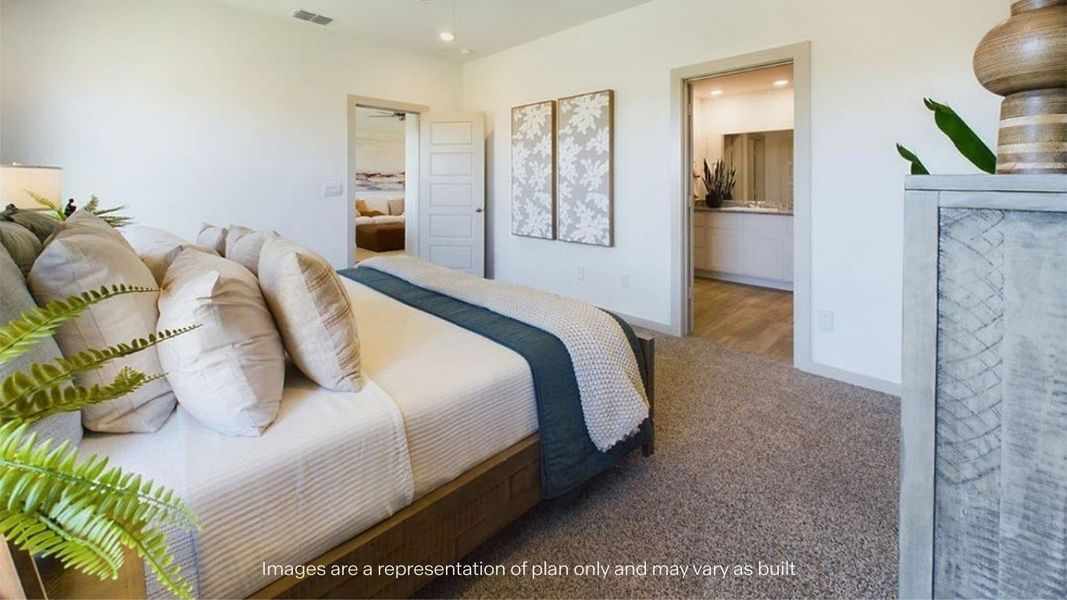 Furnished interior view inside a new home in Overlook West, Wolfforth (Image 23).