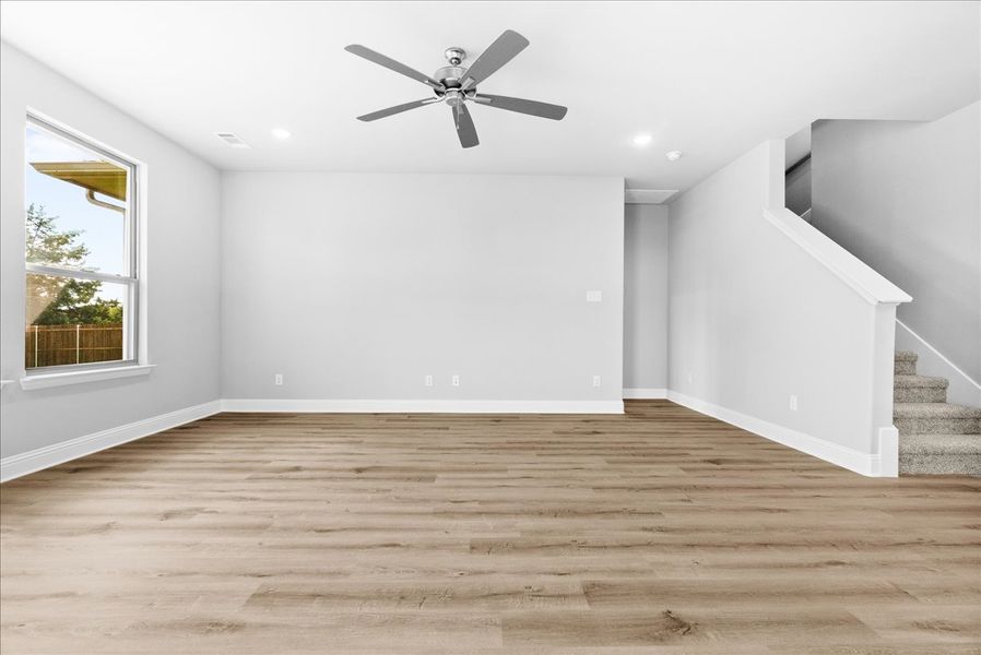 Representative unfurnished interior of a home built from the The Bradford by Doug Parr Custom Homes in Fair Oaks, Runaway Bay (Image 28). Representative unfurnished interior of a home built from the The Bradford by Doug Parr Custom Homes in Fair Oaks, Runaway Bay (Image 28).