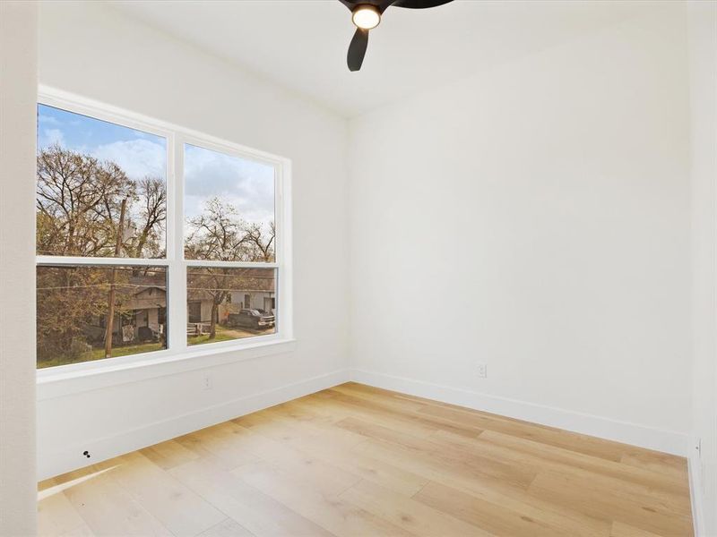 4th Bedroom located on the first floor.