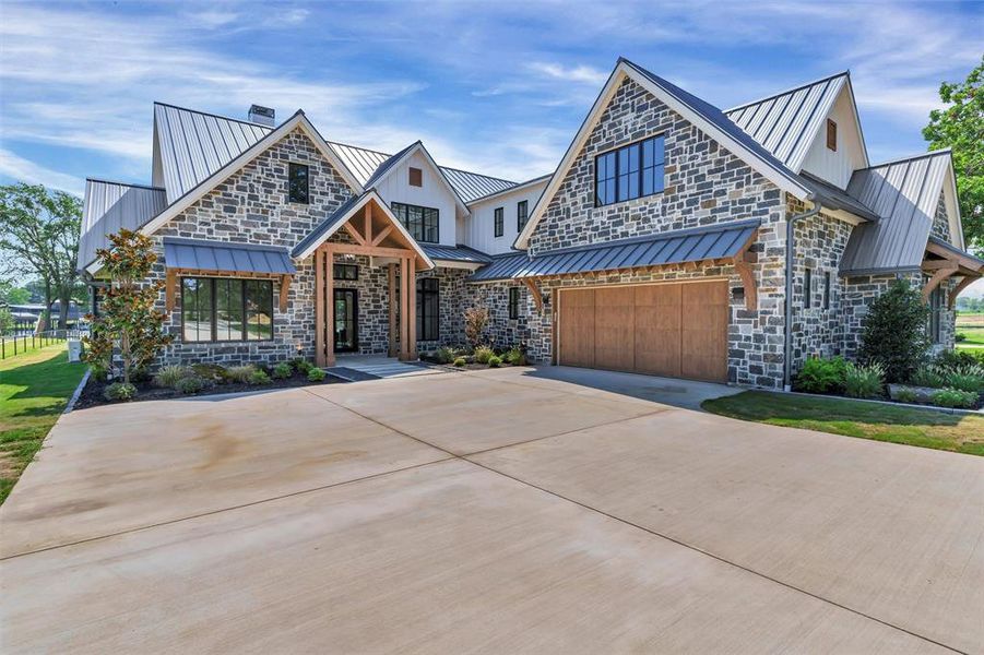 Front exterior of a new home in , Tool, TX, highlighting curb appeal (Image 19). Front exterior of a new home in , Tool, TX, highlighting curb appeal (Image 19).