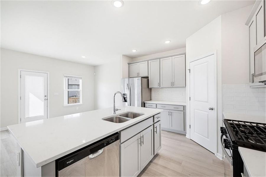 Furnished interior view inside a new home in , Fairburn (Image 6).