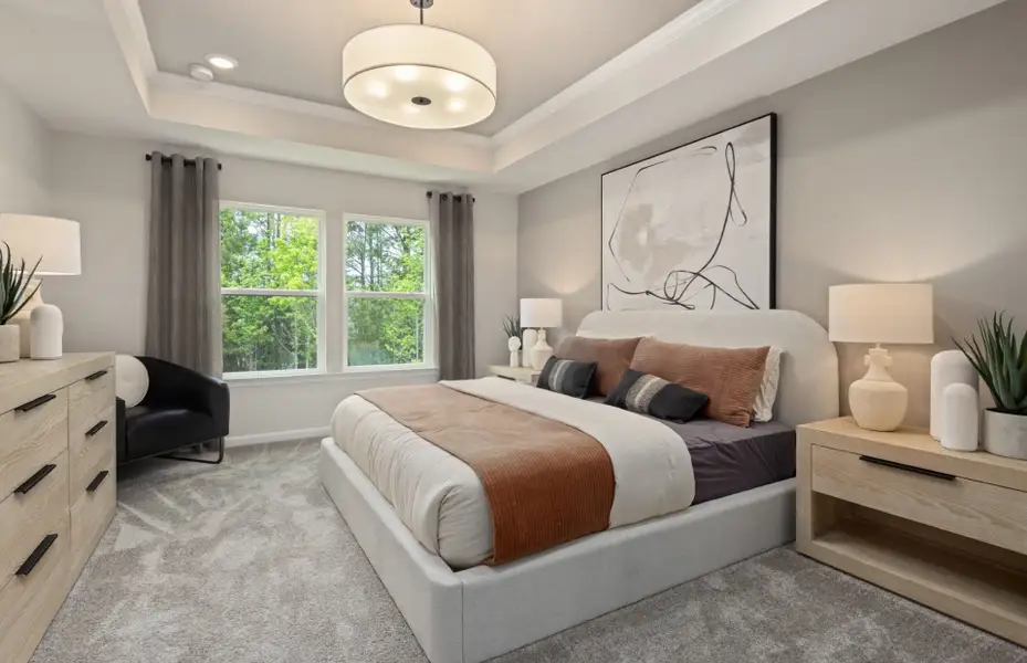 Furnished interior view inside a new home in Everton, Durham (Image 13).