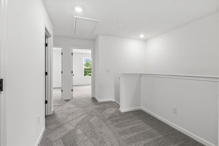 Spacious, unfurnished interior of a new home in Meece Townhomes, Easley (Image 16). Spacious, unfurnished interior of a new home in Meece Townhomes, Easley (Image 16).