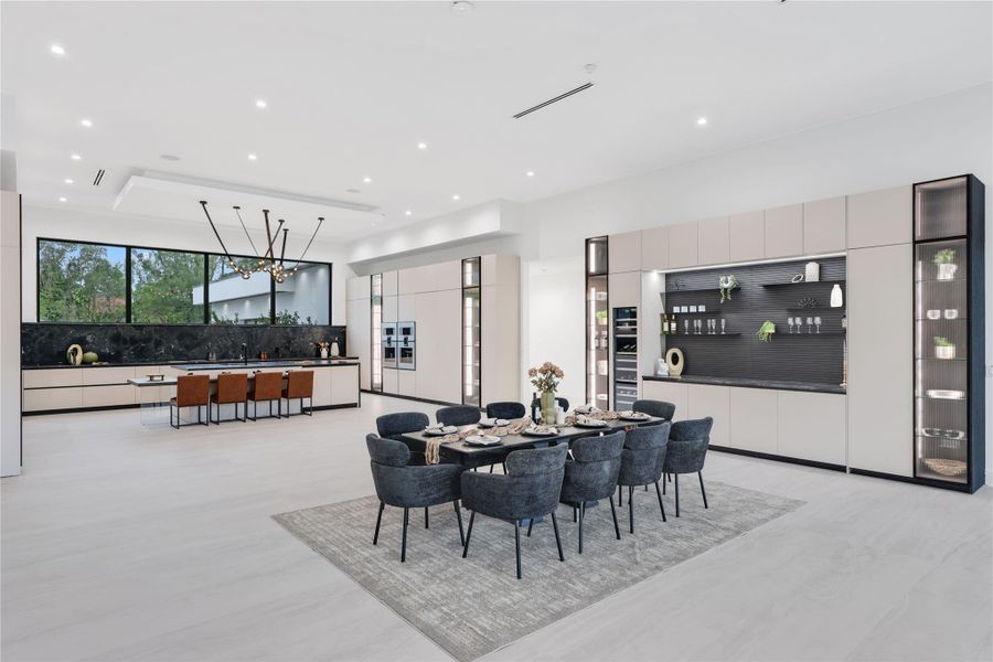 Furnished interior view inside a new home in , Parkland (Image 11).