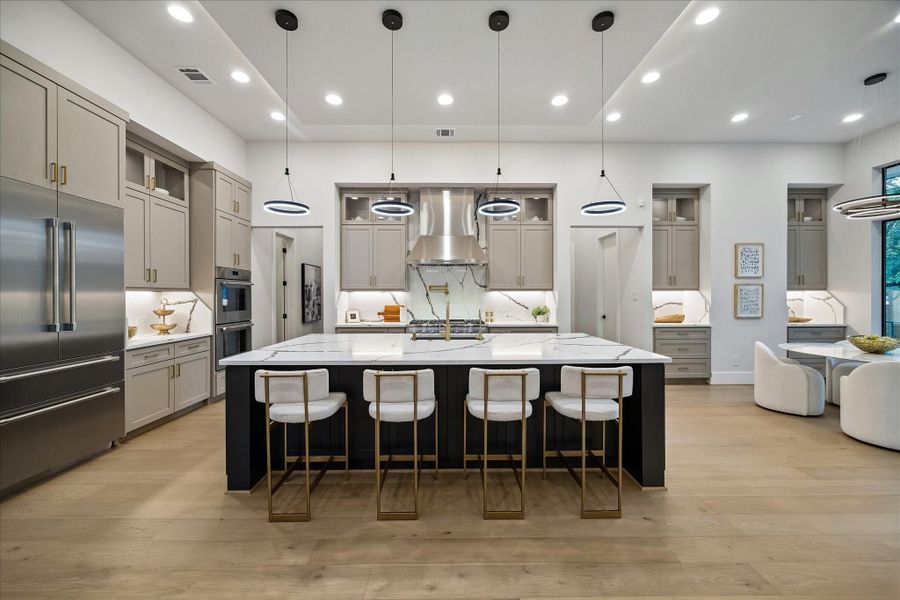 Furnished interior view inside a new home in , Bellaire (Image 12).