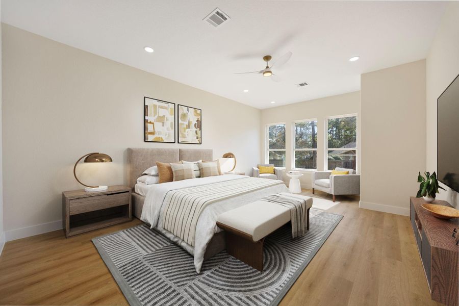 Furnished interior view inside a new home in , Magnolia (Image 10). Furnished interior view inside a new home in , Magnolia (Image 10).