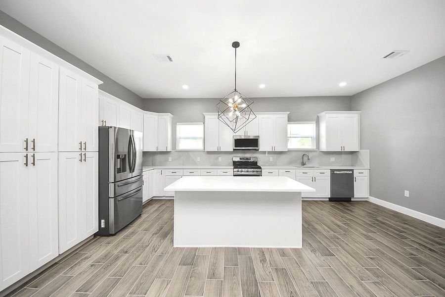 Furnished interior view inside a new home in , Houston (Image 13). Furnished interior view inside a new home in , Houston (Image 13).