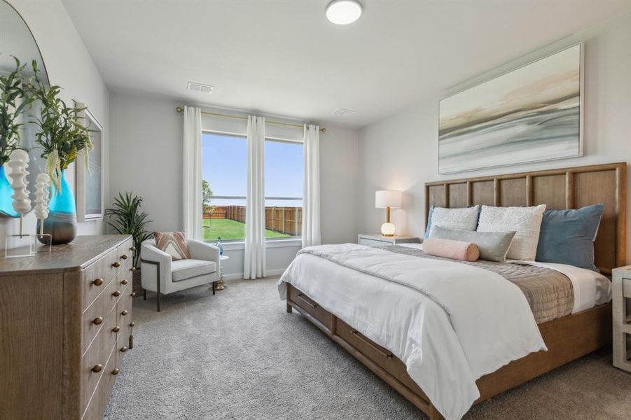 Primary Suite in the Winters home plan by Trophy Signature Homes  REPRESENTATIVE PHOTO