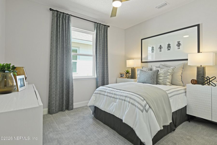 Furnished interior view inside a new home in Brookestone, St. Augustine (Image 12).