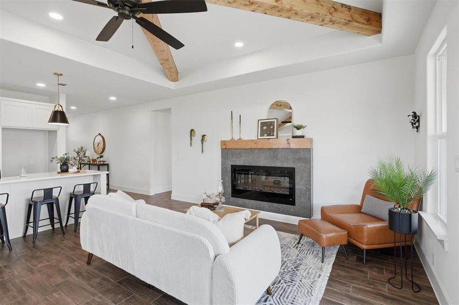 Furnished interior view inside a new home in , Tolar (Image 5).