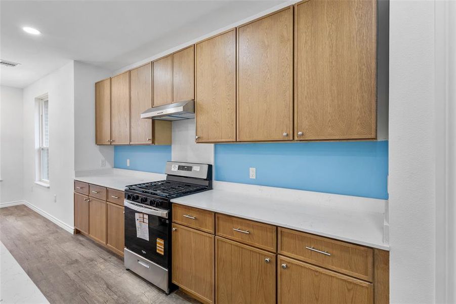 Kitchen with Nice well Branded Gas Stove Kitchen with Nice well Branded Gas Stove
