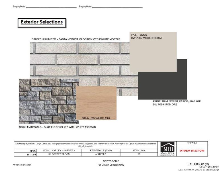 Sample of building materials used in homes in Nopal Valley, San Antonio (Image 31).