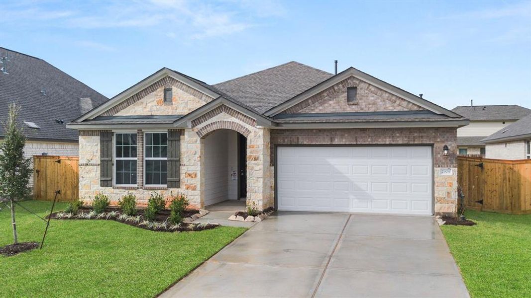 Welcome home to 2909 Cliff Ridge Lane located in the master planned community of Sunterra and zoned to Katy ISD.