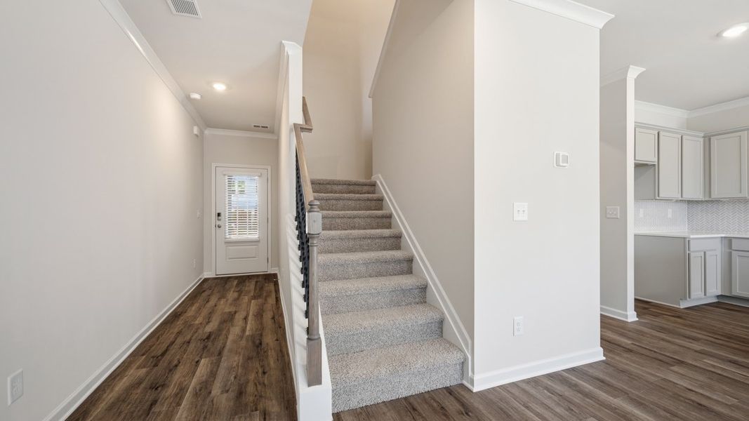 Spacious, unfurnished interior of a new home in Independence Villas and Townhomes, Loganville (Image 19). Spacious, unfurnished interior of a new home in Independence Villas and Townhomes, Loganville (Image 19).