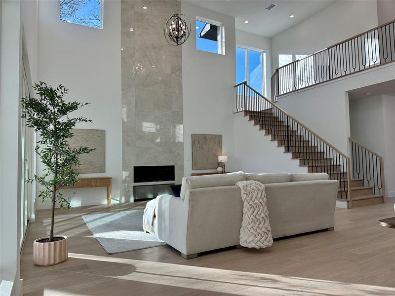 Furnished interior view inside a new home in , Dallas (Image 3).