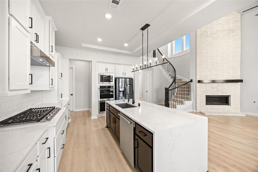 Furnished interior view inside a new home in , Richmond (Image 38).