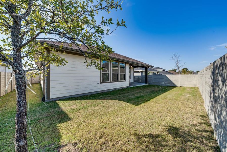 Exterior details and patio area of a home in , McKinney (Image 3). Exterior details and patio area of a home in , McKinney (Image 3).