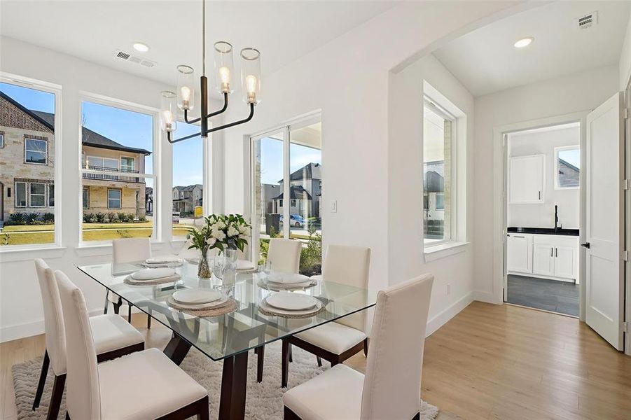 Furnished interior view inside a new home in , Rowlett (Image 27).