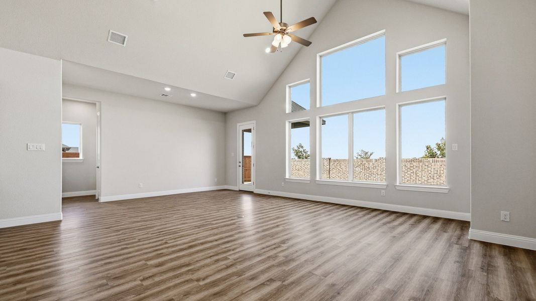 Furnished interior view inside a new home in Green Meadows Classic, Celina (Image 19). Furnished interior view inside a new home in Green Meadows Classic, Celina (Image 19).