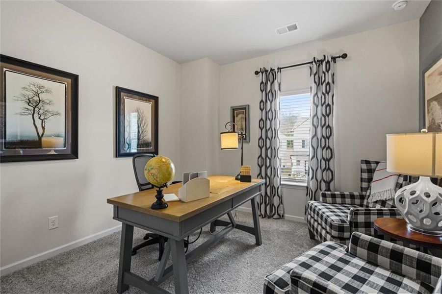 Furnished interior view inside a new home in Sanders Park, Austell (Image 21).