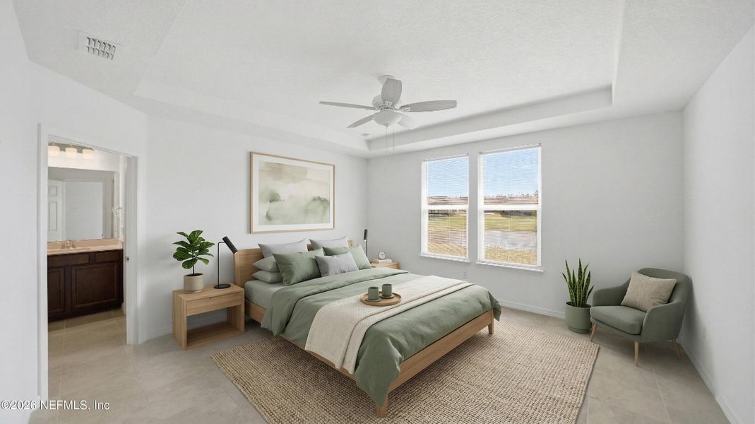 Furnished interior view inside a new home in , Yulee (Image 15).