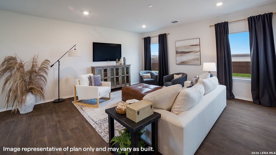 Furnished interior view inside a new home in Veranda, San Antonio (Image 10).