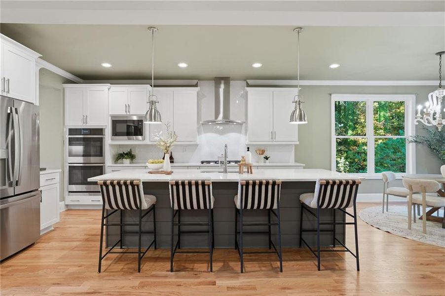 Furnished interior view inside a new home in , Roswell (Image 18).
