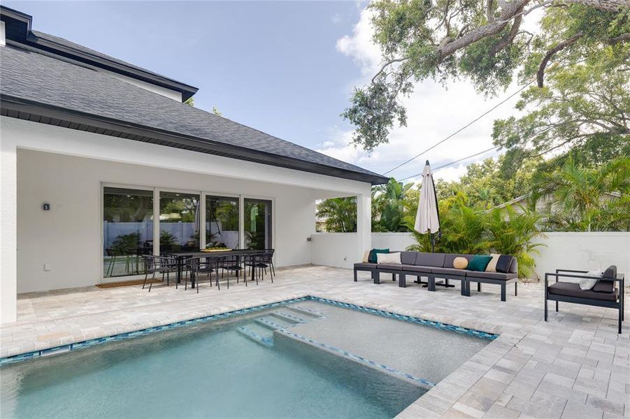 Exterior details and patio area of a home in , Gulfport (Image 3). Exterior details and patio area of a home in , Gulfport (Image 3).