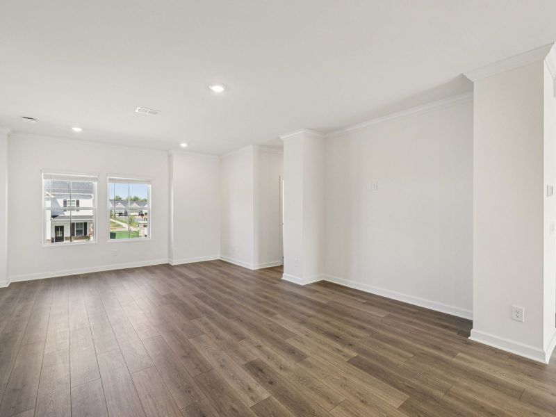 Spacious, unfurnished interior of a new home in Meadows at Wilson Farms - The Heights Series, Fort Mill (Image 9).