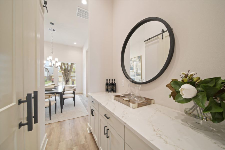 Furnished interior view inside a new home in , Houston (Image 34).