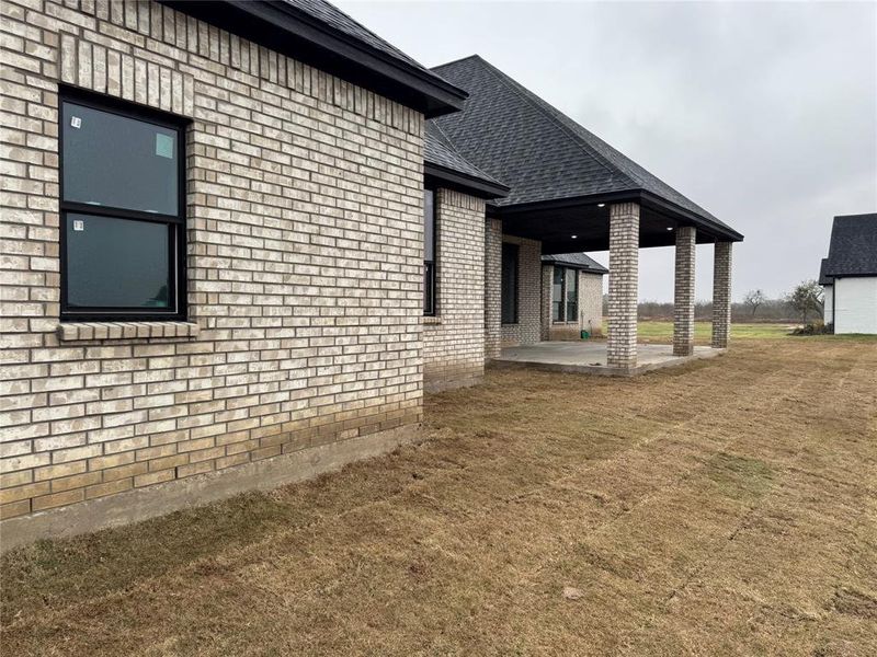 Exterior details and patio area of a home in , Royse City (Image 6). Exterior details and patio area of a home in , Royse City (Image 6).