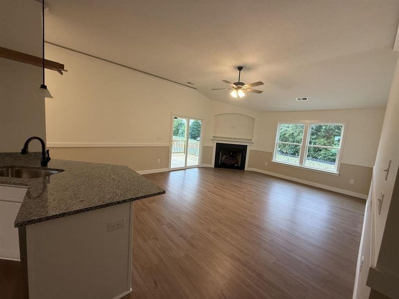 Spacious, unfurnished interior of a new home in Davis Heights, Inman (Image 5).