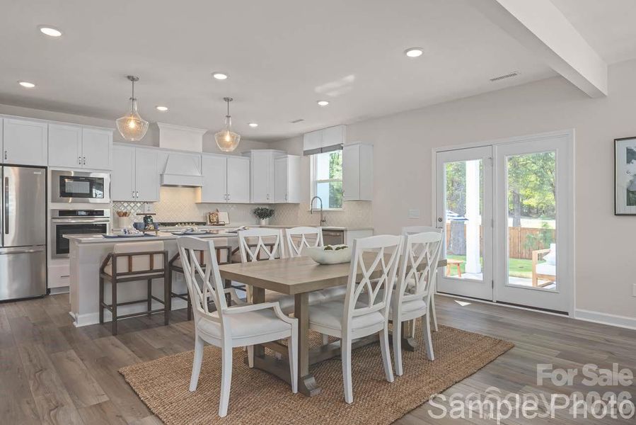 Furnished interior view inside a new home in Enclave at Belmont, Belmont (Image 3).