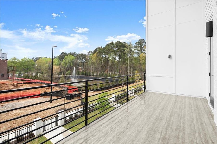 Exterior details and patio area of a home in , Alpharetta (Image 32).