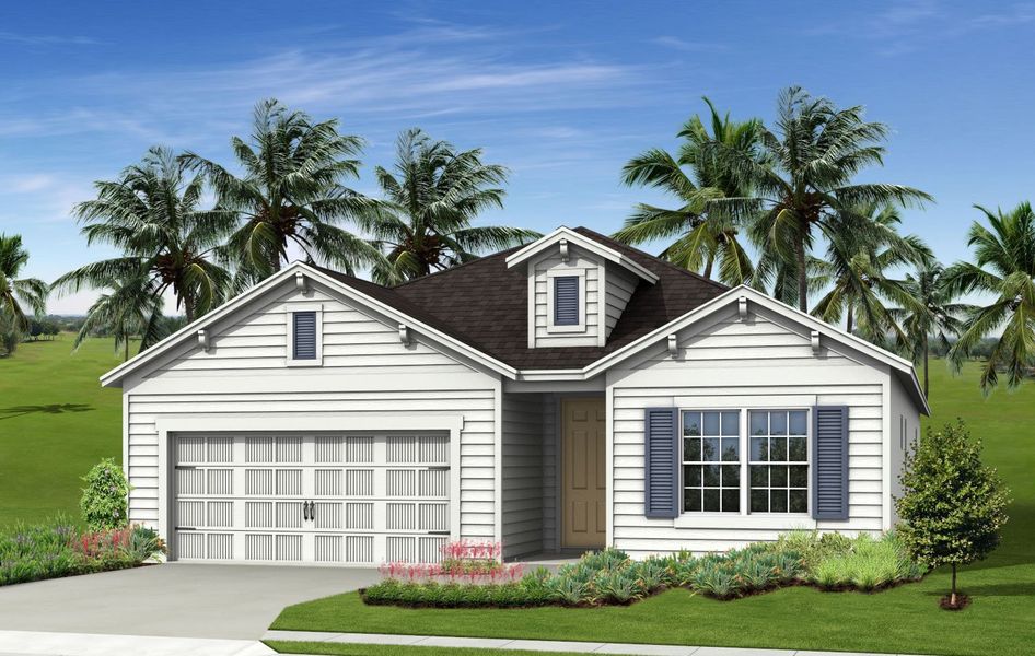 Representative exterior photo of a completed home built from the Triumph by Neal Communities in Verandah, Fort Myers, FL (Image 21).