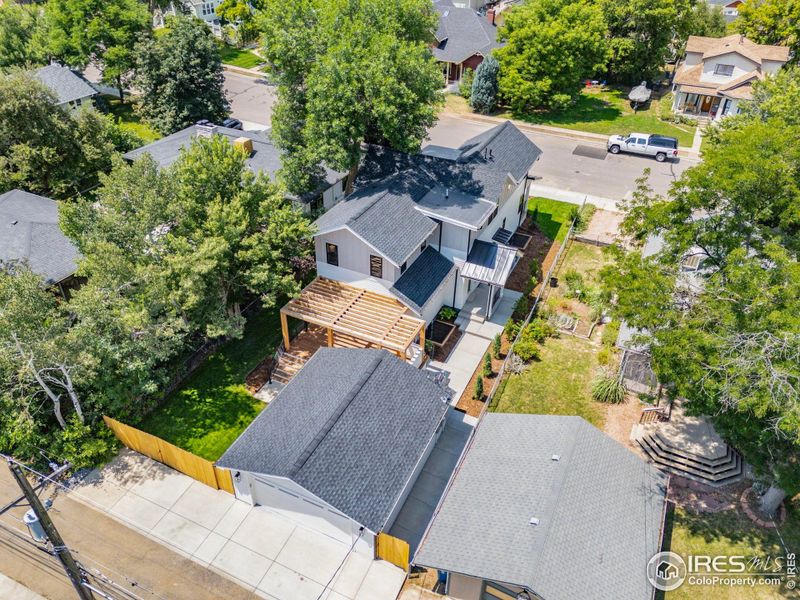 Exterior Back with Bonus Exterior Parking Spot off the Alley