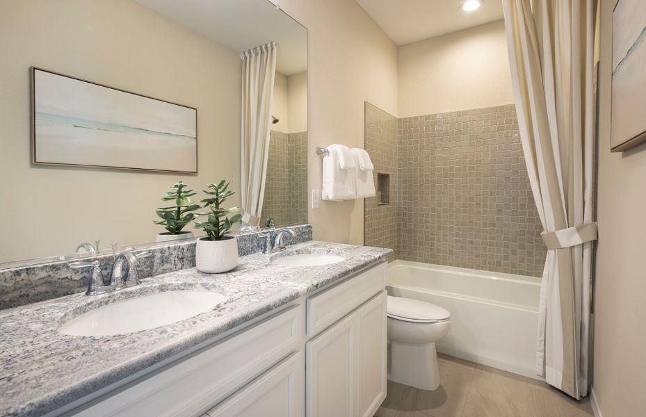 Furnished interior view inside a new home in Allen Ranches, Litchfield Park (Image 4).