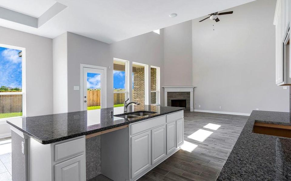 Furnished interior view inside a new home in High Park Hill, Arrington (Image 6).