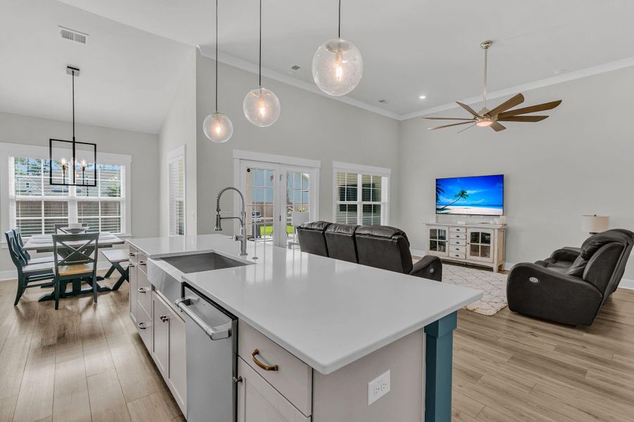 Furnished interior view inside a new home in Hewing Farms, Summerville (Image 9).