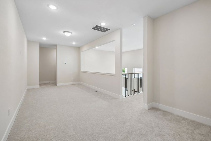 Representative unfurnished interior of a home built from the Park Place by Landon Homes in Fields - East Village, Frisco (Image 27). Representative unfurnished interior of a home built from the Park Place by Landon Homes in Fields - East Village, Frisco (Image 27).