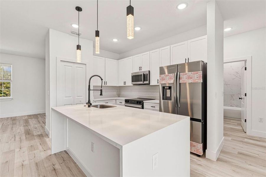 Furnished interior view inside a new home in , North Port (Image 6).