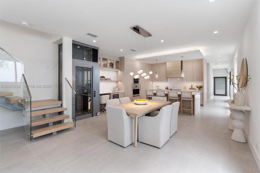 Furnished interior view inside a new home in , Fort Lauderdale (Image 50).