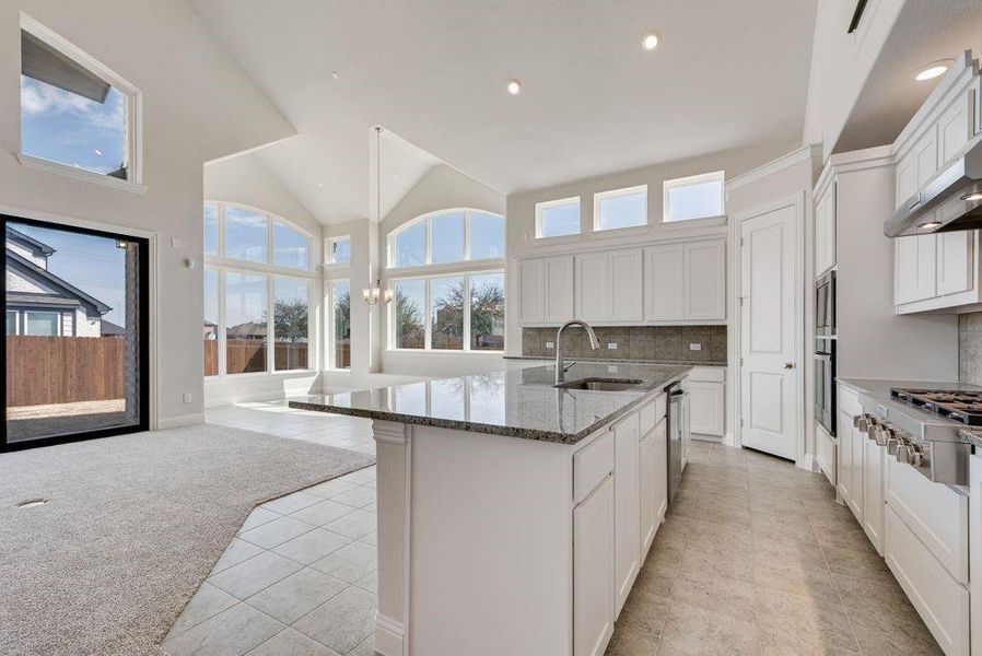 Furnished interior view inside a new home in Cedar Ridge Estates, Grand Prairie (Image 8). Furnished interior view inside a new home in Cedar Ridge Estates, Grand Prairie (Image 8).