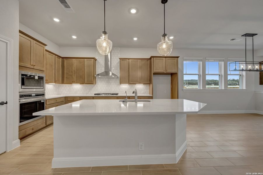 Furnished interior view inside a new home in Davis Ranch 50', San Antonio (Image 8).