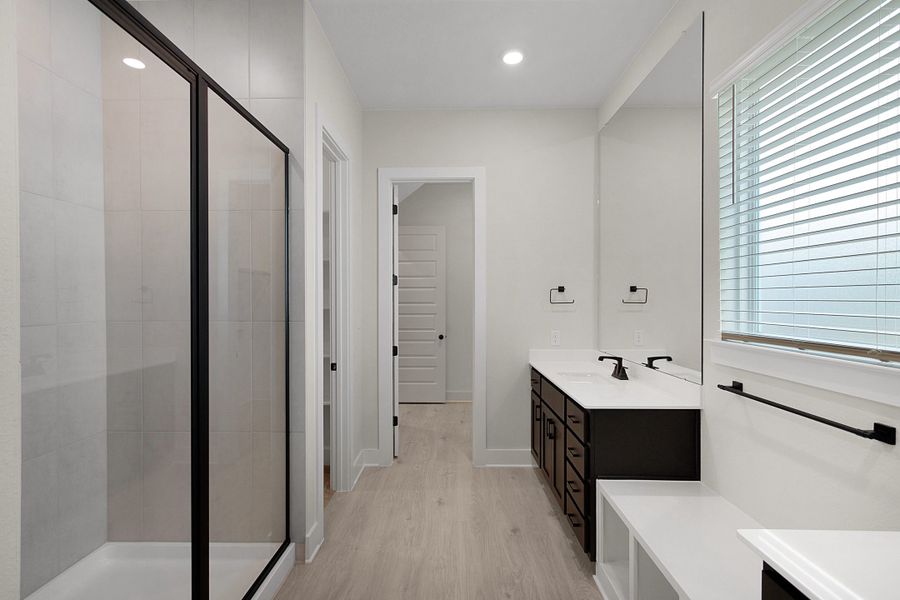 Representative furnished interior of a home built from the Maddy by Chesmar Homes in Parkside on the River, Georgetown (Image 5).