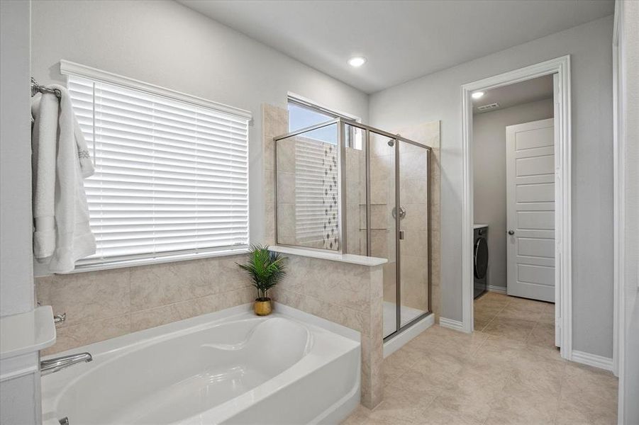 Furnished interior view inside a new home in , Fate (Image 13).
