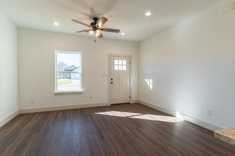 Spacious, unfurnished interior of a new home in , Smithville (Image 16). Spacious, unfurnished interior of a new home in , Smithville (Image 16).